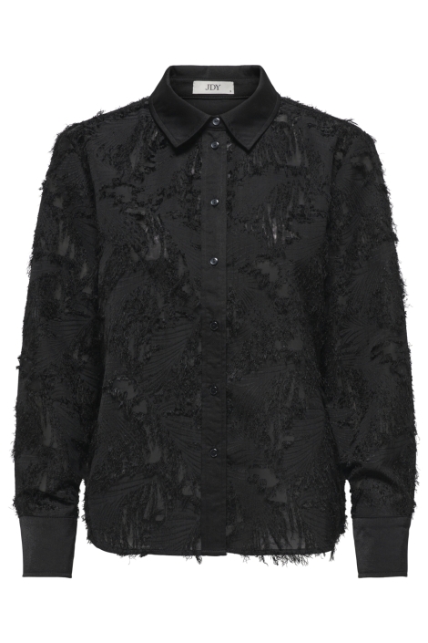 Jacqueline de Yong zwarte dames blouse | Vooraanzicht