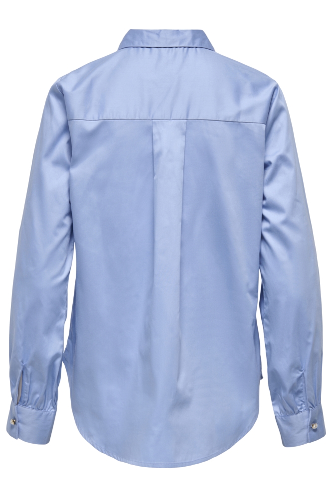 Jacqueline de Yong blauwe dames blouse | Achteraanzicht