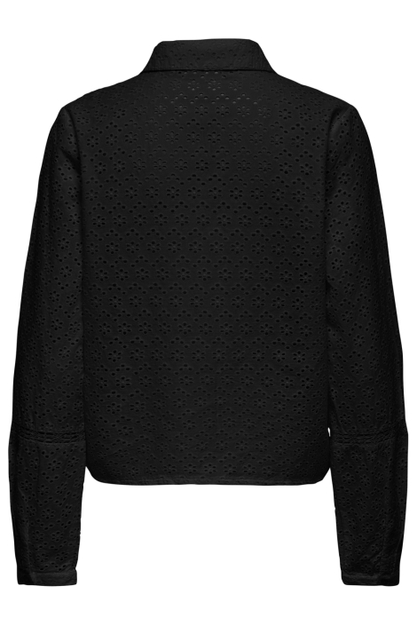 Only zwarte dames blouse | Achteraanzicht