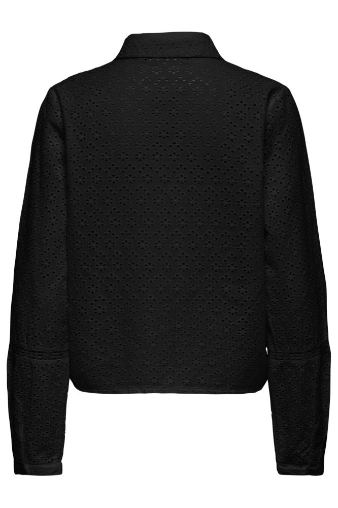 Only zwarte dames blouse | Achteraanzicht