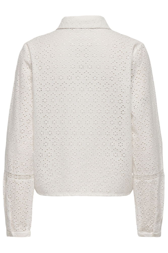 Only witte dames blouse | Achteraanzicht