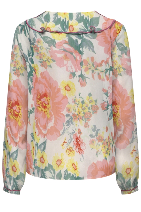 Only witte dames blouse | Achteraanzicht