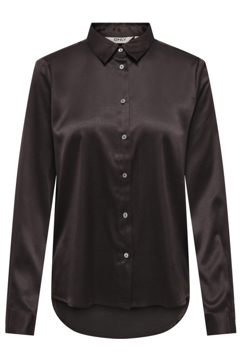 Only bruine dames blouse | Vooraanzicht