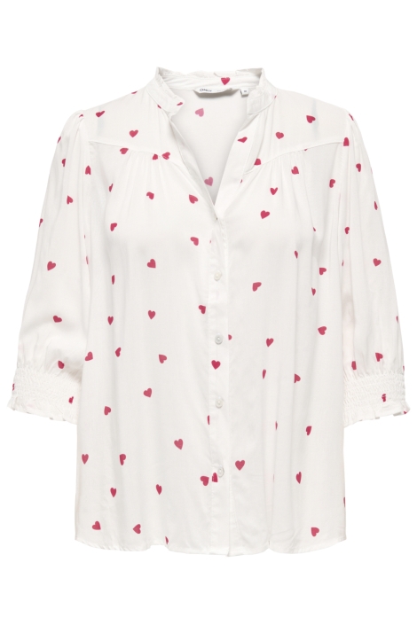 Only witte dames blouse | Vooraanzicht
