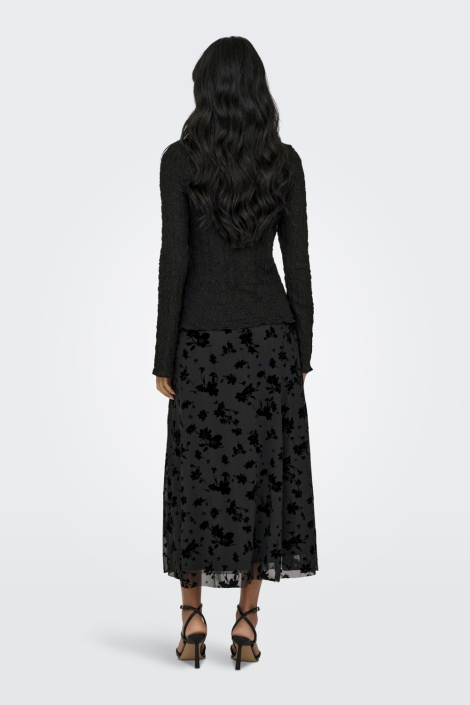 Only zwarte dames t-shirt | Model