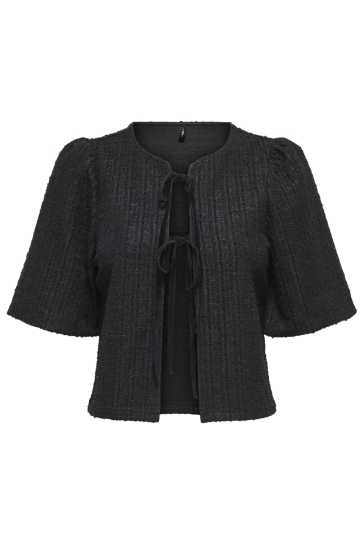 Only ONLPINJA L/S BALLOON CARDIGAN JRS 15365102 Black