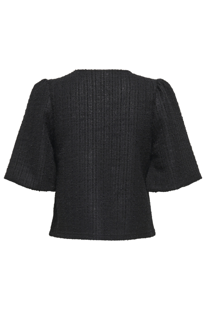 Only zwarte dames vest | Achteraanzicht