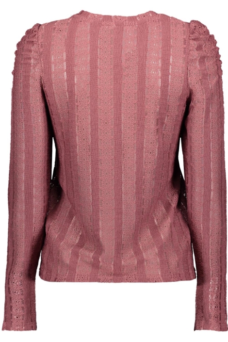 Only roze dames t-shirt | Achteraanzicht