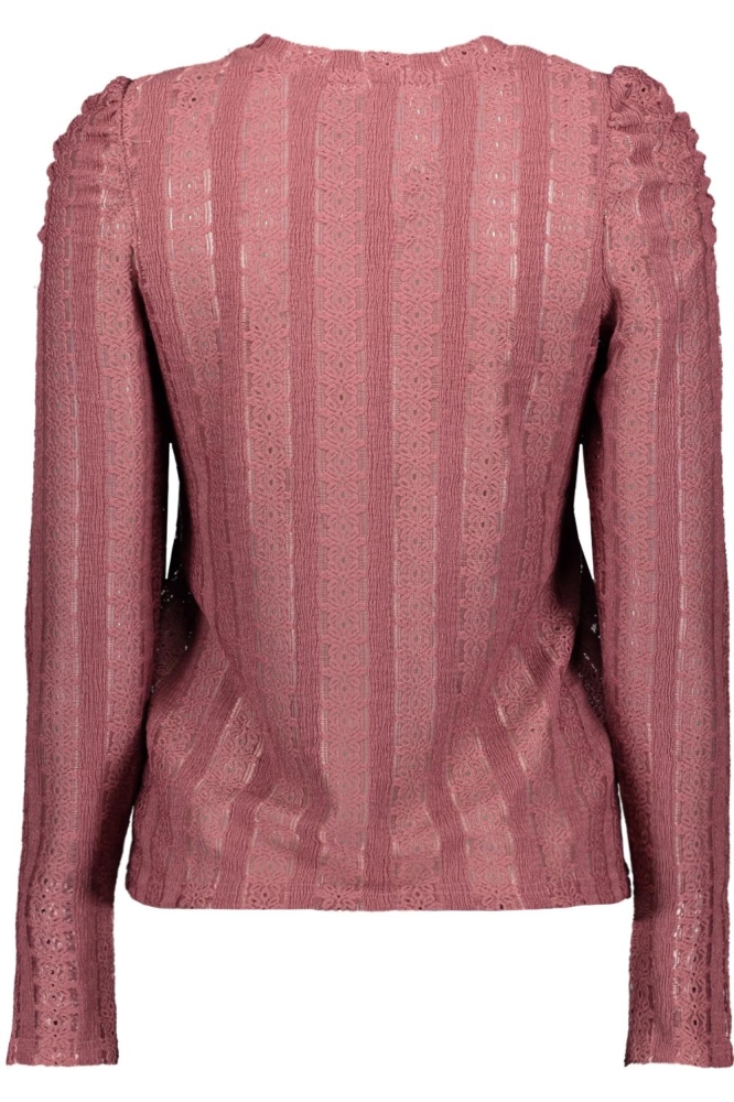 Only roze dames t-shirt | Achteraanzicht