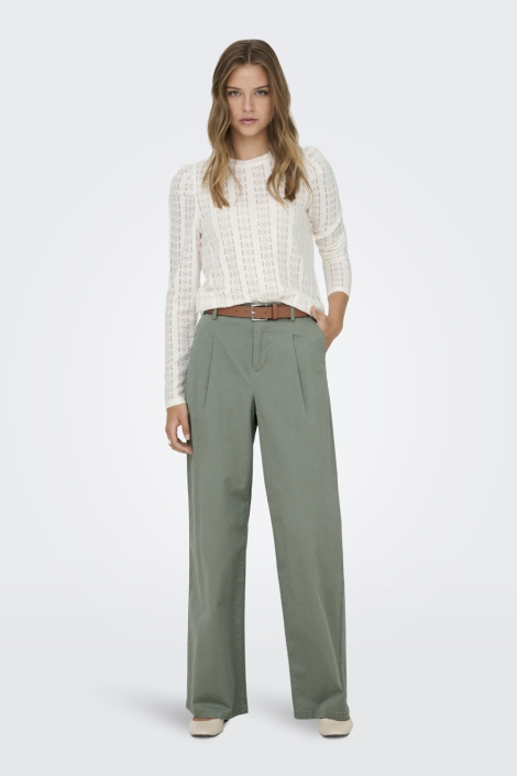 Only witte dames t-shirt | Model