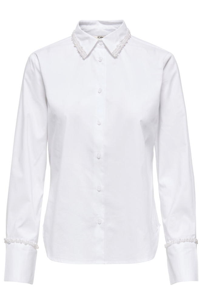 Only witte dames blouse | Vooraanzicht