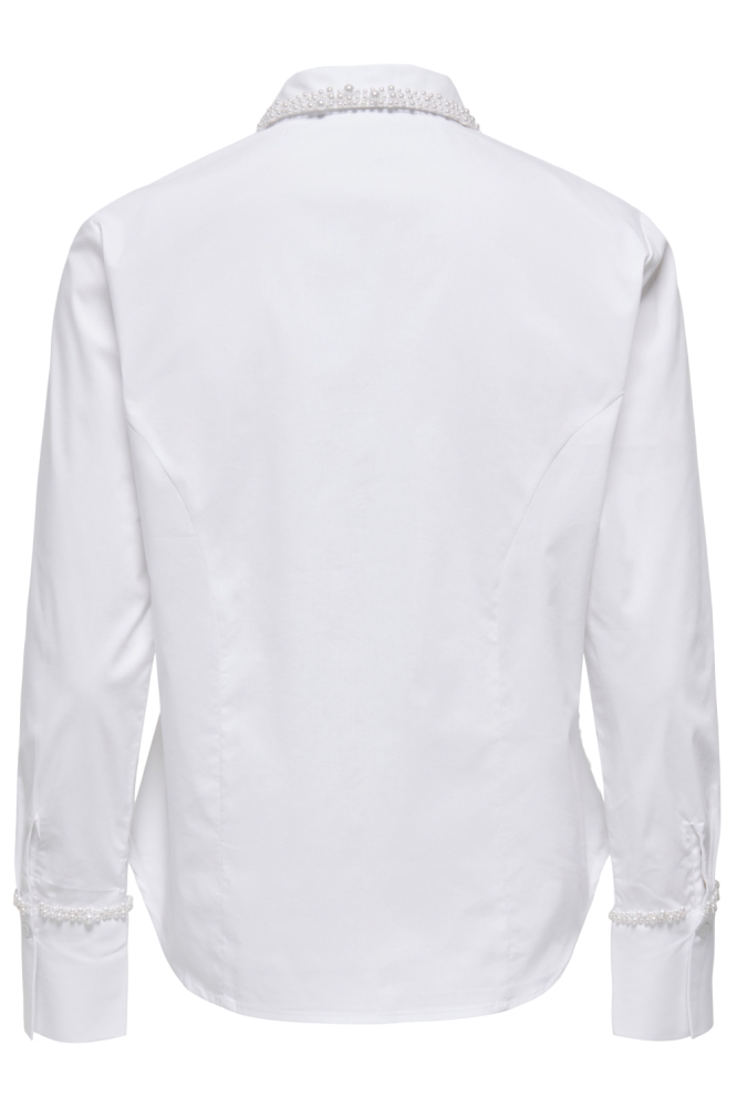 Only witte dames blouse | Achteraanzicht