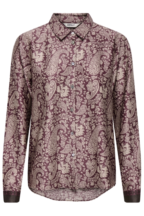 Only bordeaux dames blouse | Vooraanzicht