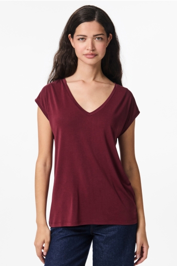 Pieces pckamala tee noos Bordeaux