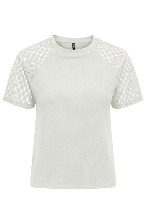 Only witte dames t-shirt | Vooraanzicht