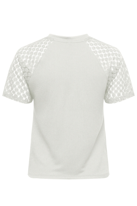 Only witte dames t-shirt | Achteraanzicht