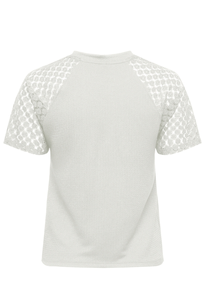 Only witte dames t-shirt | Achteraanzicht