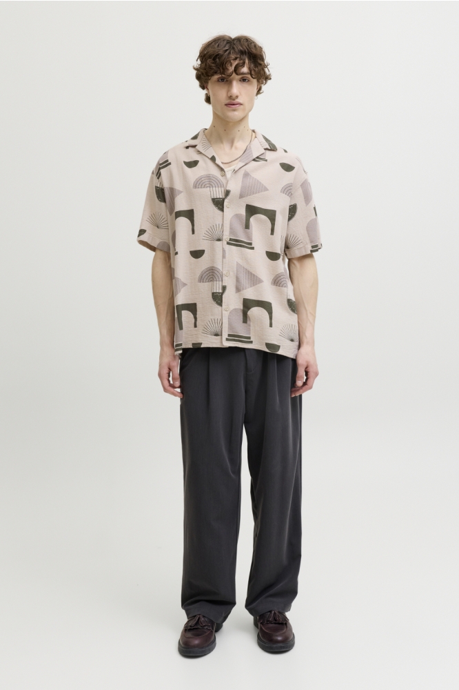 Jack & Jones ecru heren blouse | Model