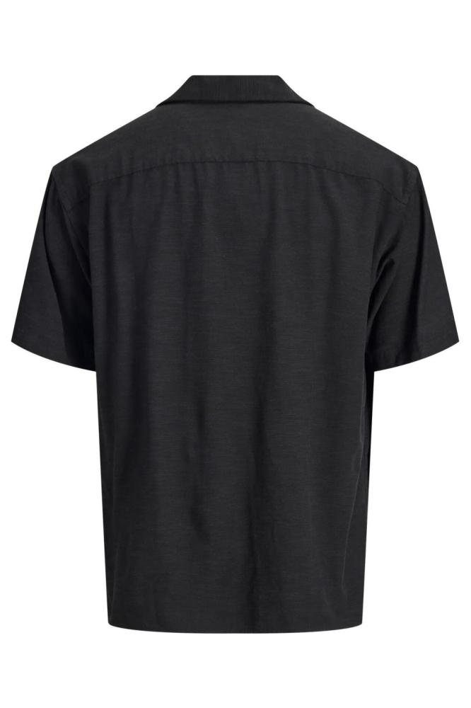 Jack & Jones zwarte heren overhemd | Achteraanzicht