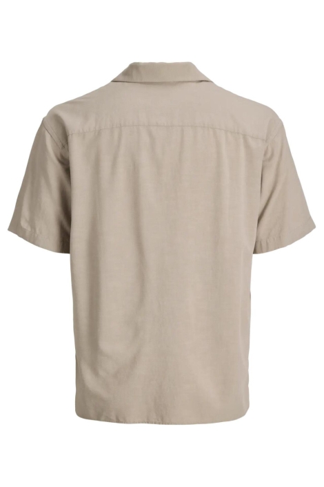 Jack & Jones beige heren overhemd | Achteraanzicht