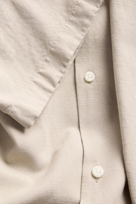 Jack & Jones beige heren overhemd | Unique Selling Point