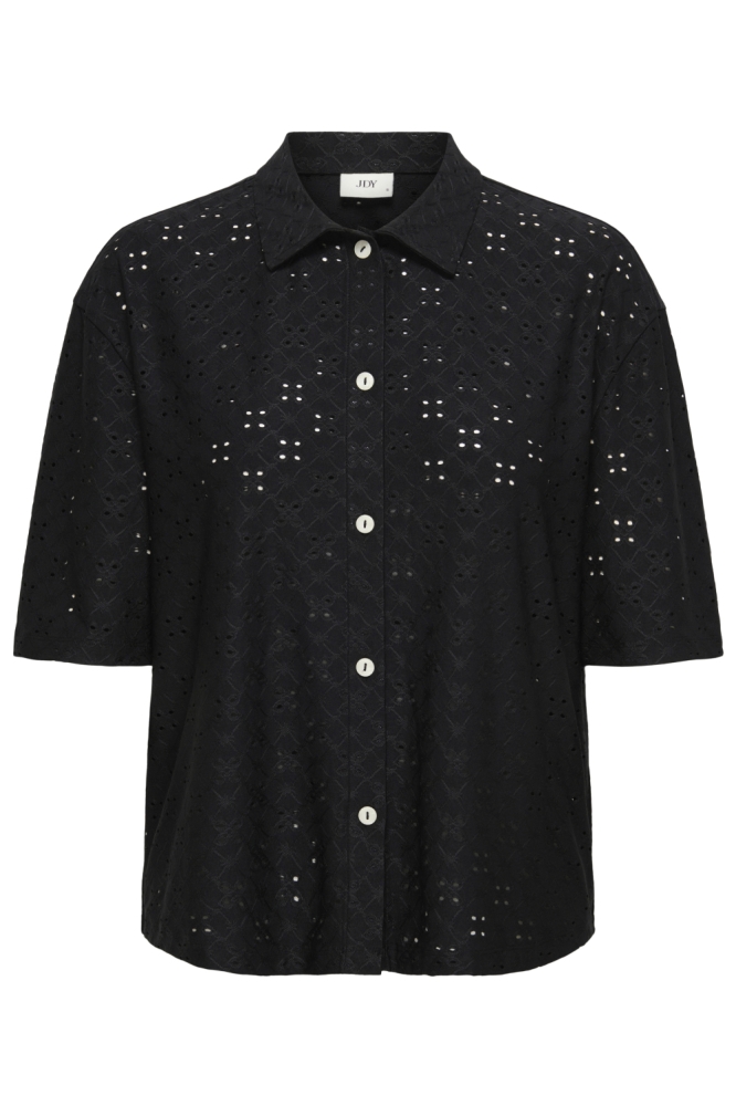 Jacqueline de Yong zwarte dames blouse | Vooraanzicht