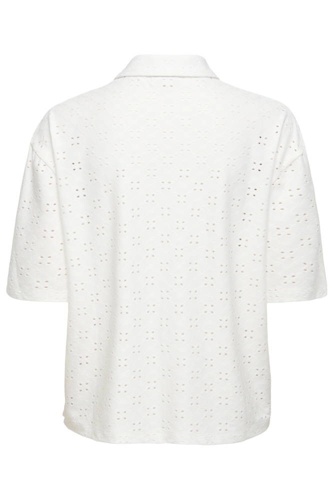 Jacqueline de Yong witte dames blouse | Achteraanzicht