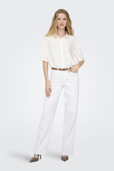 Jacqueline de Yong witte dames blouse | Model