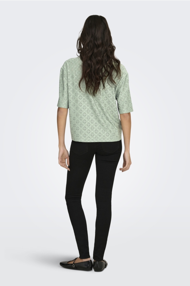 Jacqueline de Yong groene dames blouse | Model