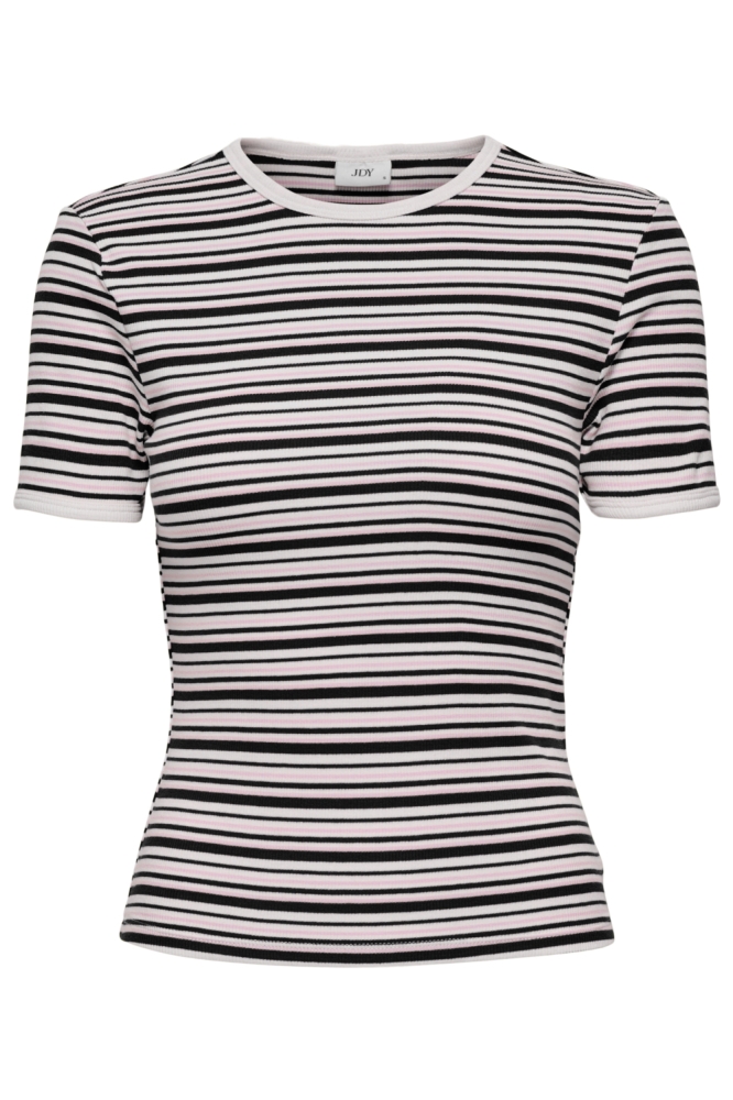 Jacqueline de Yong witte dames t-shirt | Vooraanzicht