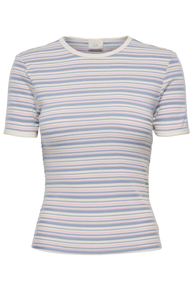 Jacqueline de Yong witte dames t-shirt | Vooraanzicht