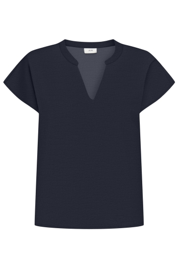 Jacqueline de Yong jdypepper s/s top wvn dia Blauw