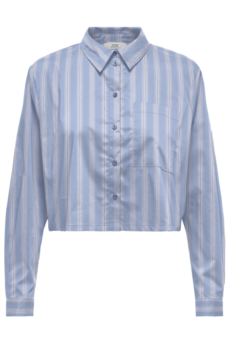 Jacqueline de Yong blauwe dames blouse | Vooraanzicht