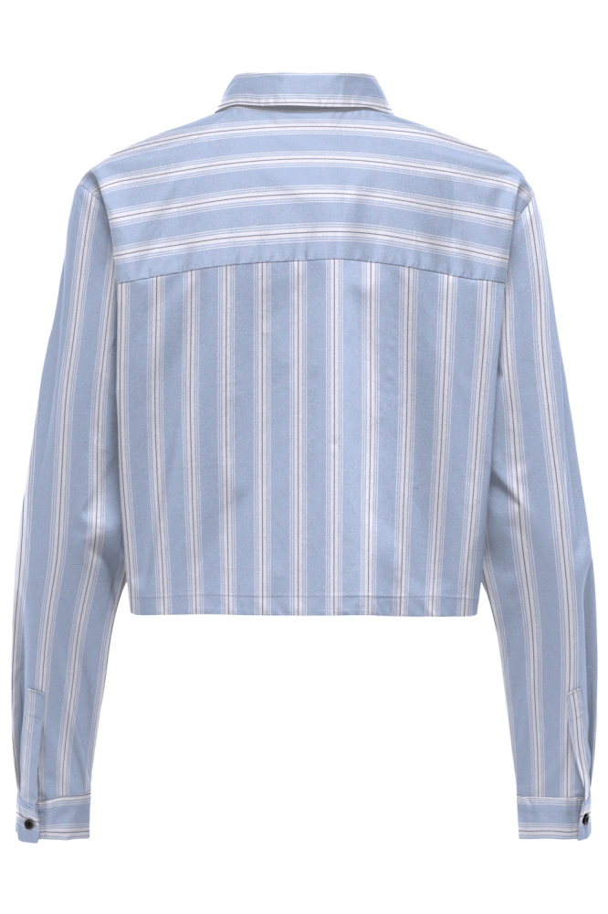 Jacqueline de Yong blauwe dames blouse | Achteraanzicht