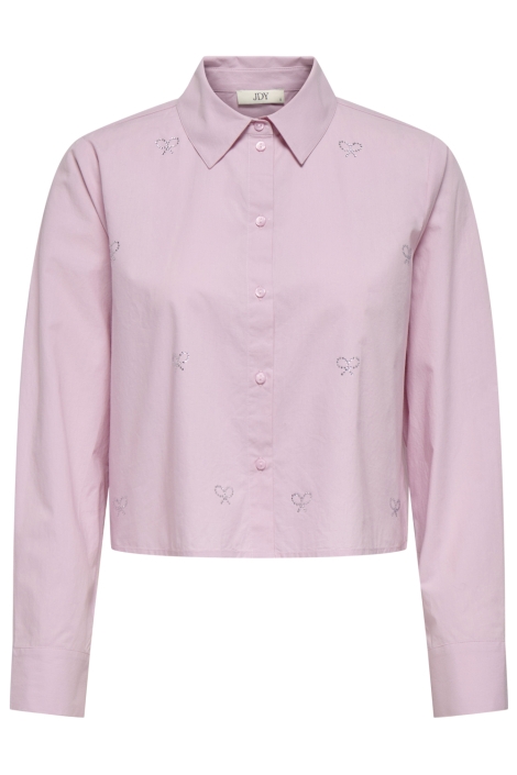 Jacqueline de Yong roze dames blouse | Vooraanzicht