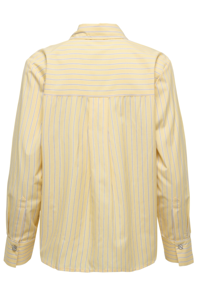 Jacqueline de Yong gele dames blouse | Achteraanzicht