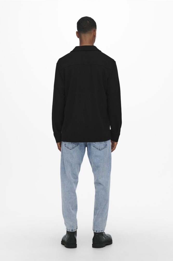Only & Sons zwarte heren overhemd | Model