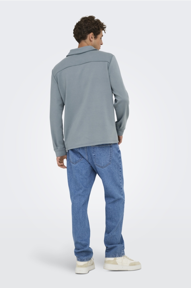 Only & Sons blauwe heren overhemd | Model