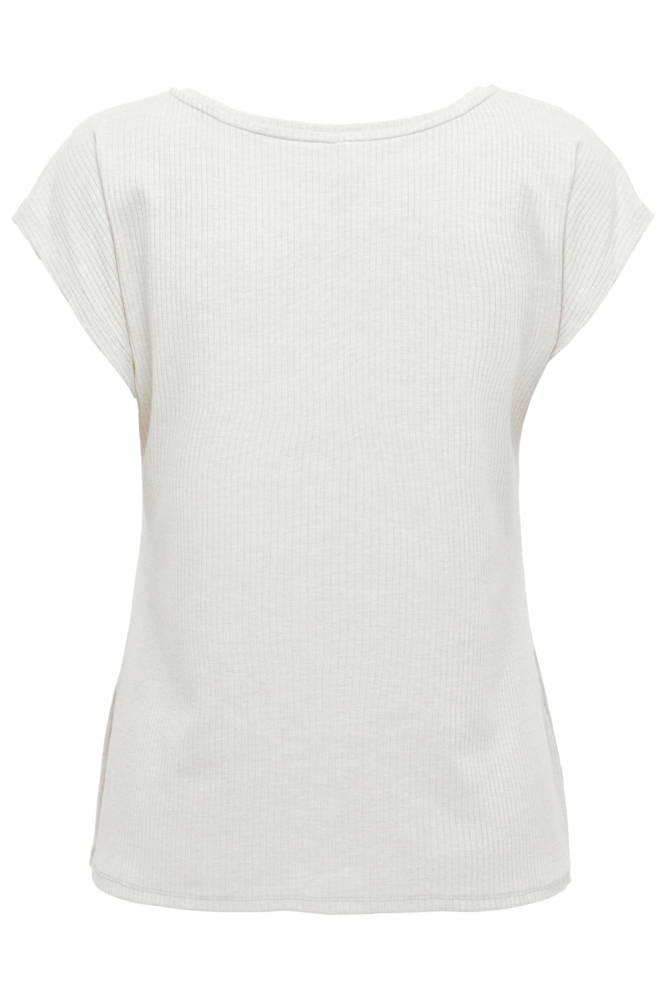 Only witte dames t-shirt | Achteraanzicht
