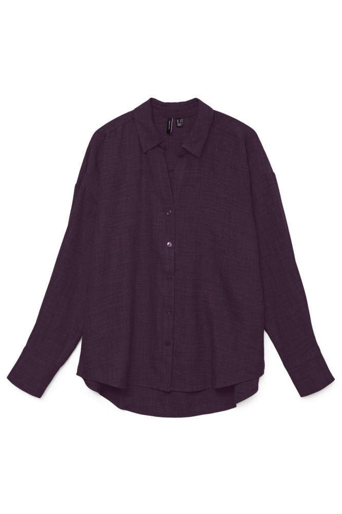 Vero Moda paarse dames blouse | Vooraanzicht