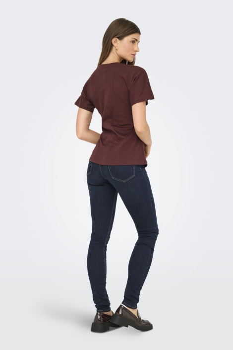 Only bruine dames t-shirt | Model