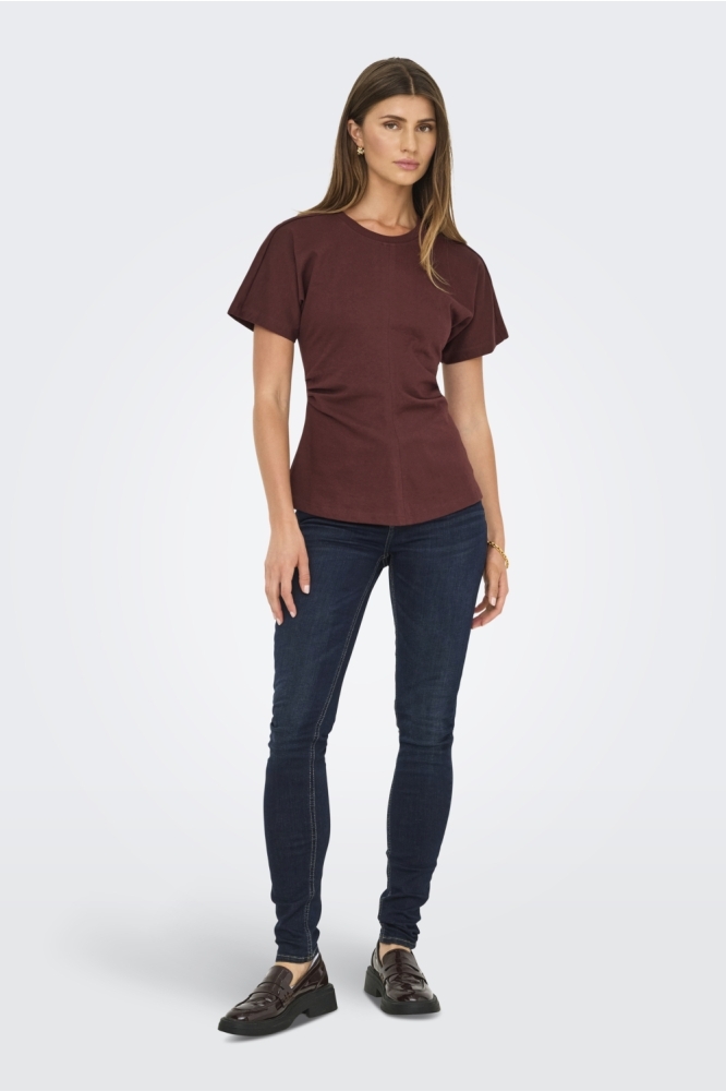 Only bruine dames t-shirt | Model