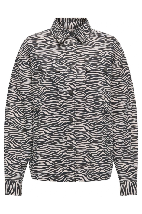 Jacqueline de Yong grijze dames jas | Vooraanzicht