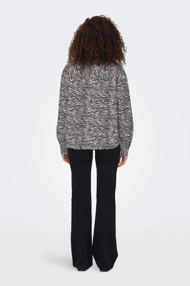 Jacqueline de Yong grijze dames jas | Model