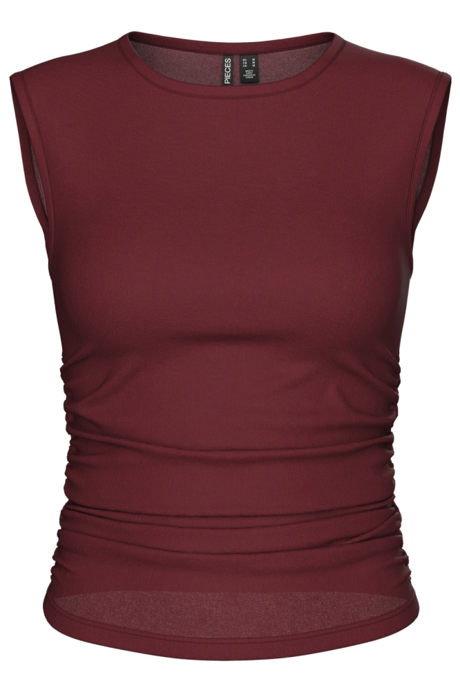 Pieces bordeaux dames top | Vooraanzicht
