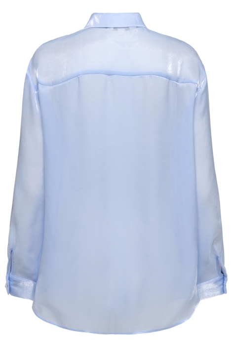 Only blauwe dames blouse | Achteraanzicht