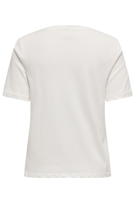 Only witte dames t-shirt | Achteraanzicht