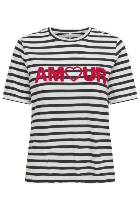 Only witte dames t-shirt | Vooraanzicht