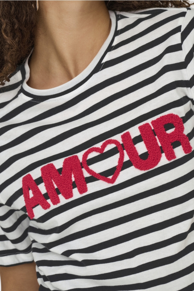 Only witte dames t-shirt | Kleurstaal