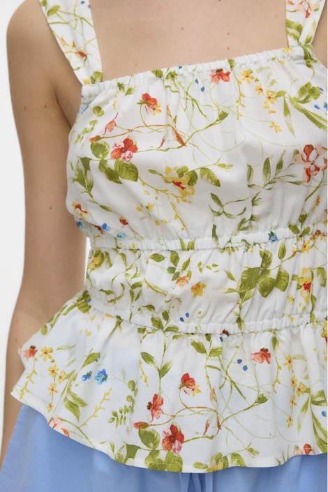 Vero Moda witte dames top | Close up